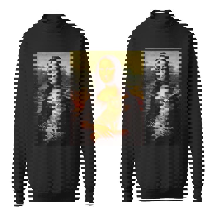 モナリザ 猫 スウェットシャツ