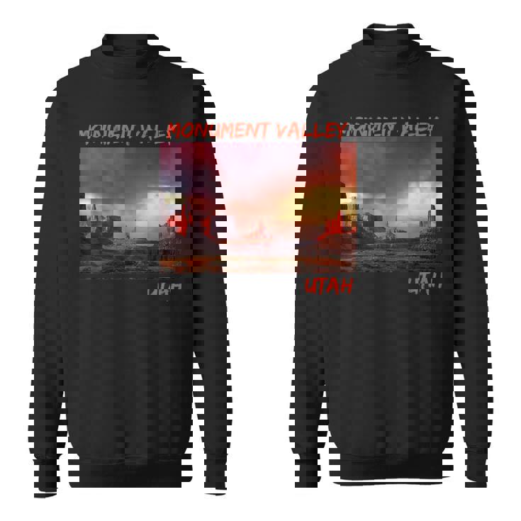 モニュメントバレーユタ州 スウェットシャツ