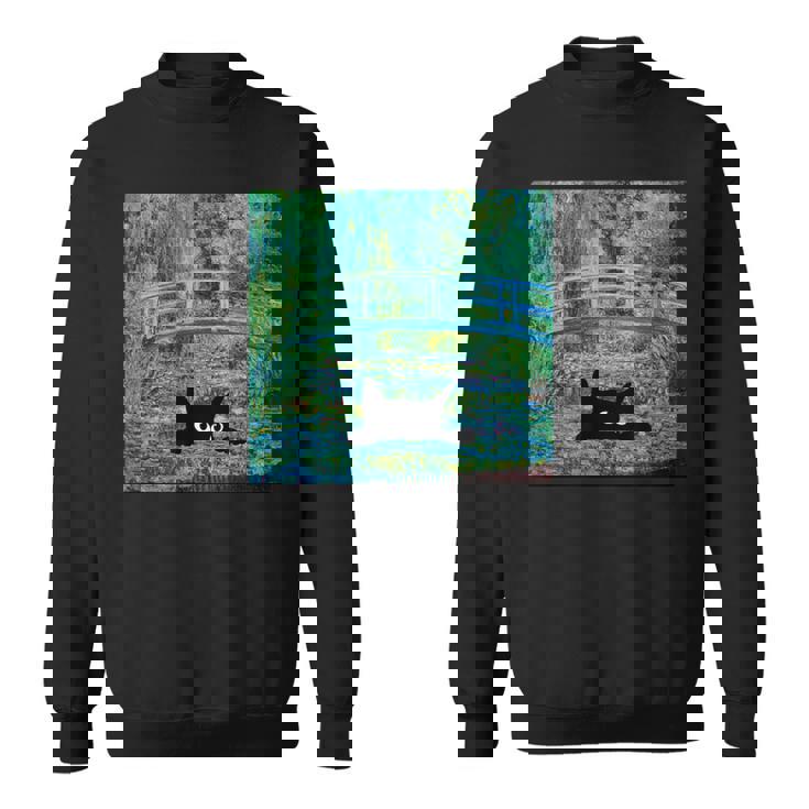 モネの睡蓮の池 スウェットシャツ