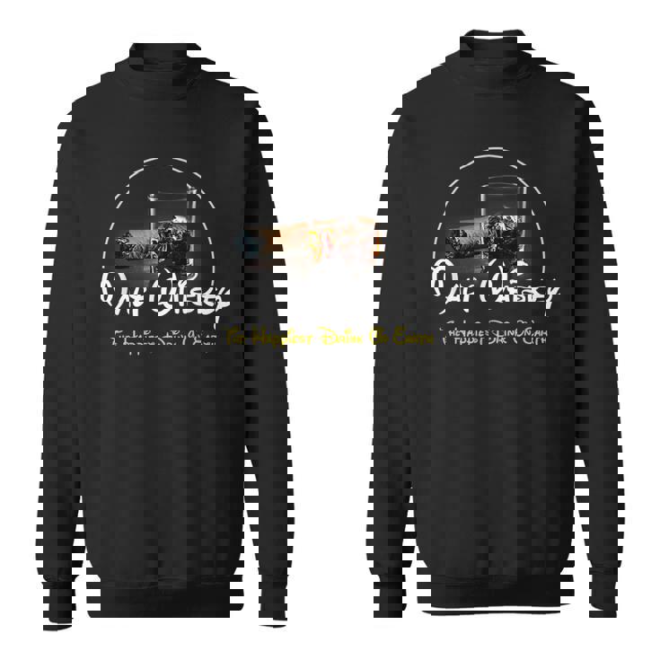 モルトウイスキーシャツ Happiest Drink Ever 面白いウイスキー葉巻 スウェットシャツ