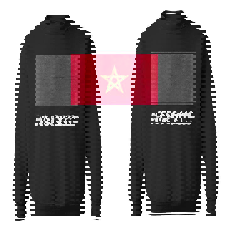 モロッコ国旗tシャツ スウェットシャツ