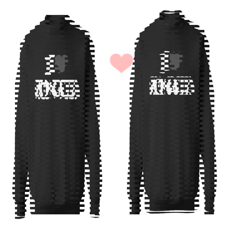 モンゴル I Love Mongolia スウェットシャツ