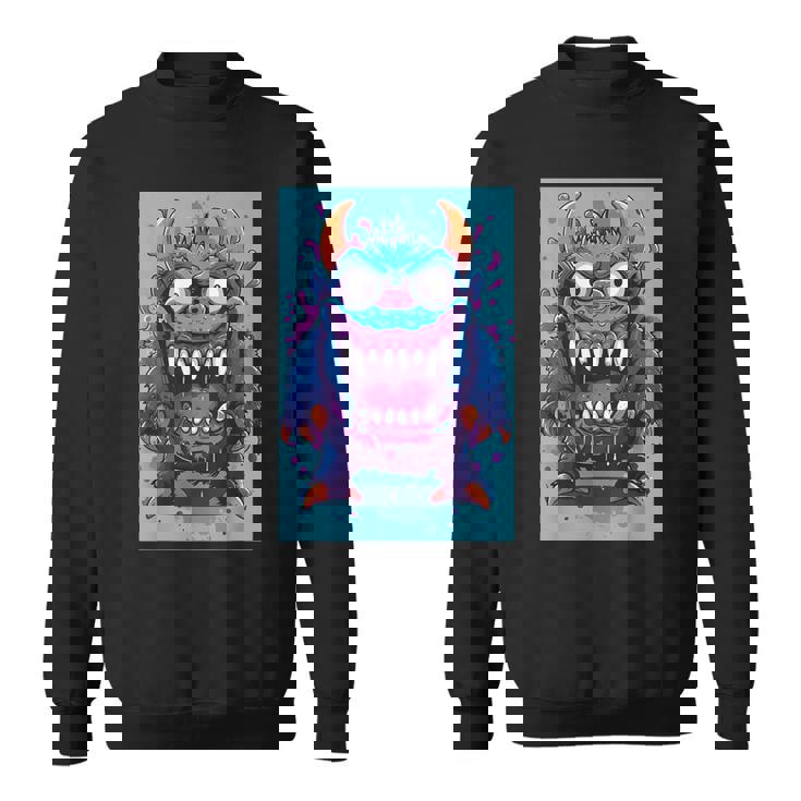 モンスター ハロウィン 怖い 面白い かわいい モンスター モチーフ スウェットシャツ