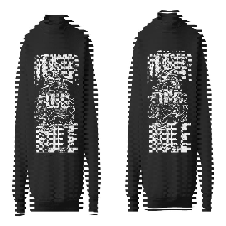 モンスタートラックルールジャムモンスタートラックボーイズ スウェットシャツ