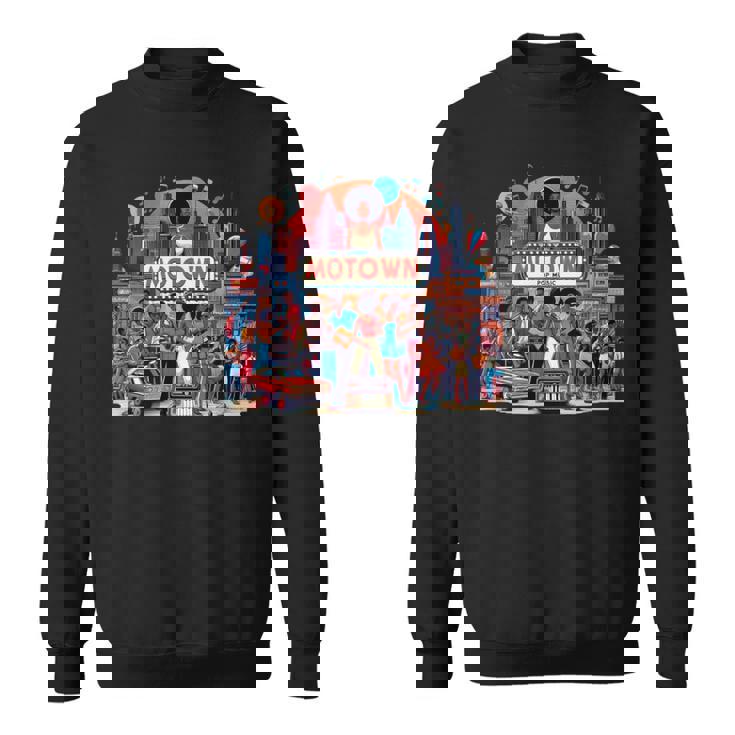 モータウン時代の懐かしい音楽デザイン スウェットシャツ