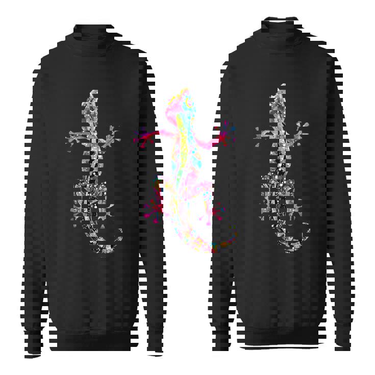 ヤモリ モチーフ トカゲ 爬虫類 ヤモリ トカゲ イグアナ ヤモリ スウェットシャツ