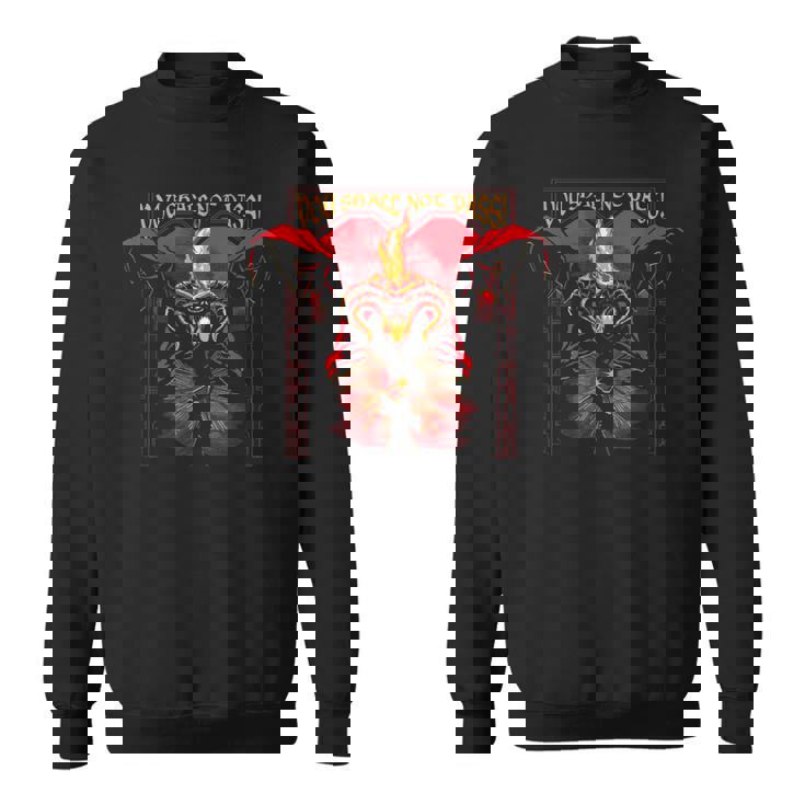 ユー・シャル・ノート・パスファンタジー・ウィザード・アート-ロード・オブ・ザ・リング スウェットシャツ