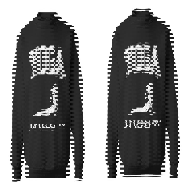 ヨガ 大学 大学 面白い スウェットシャツ