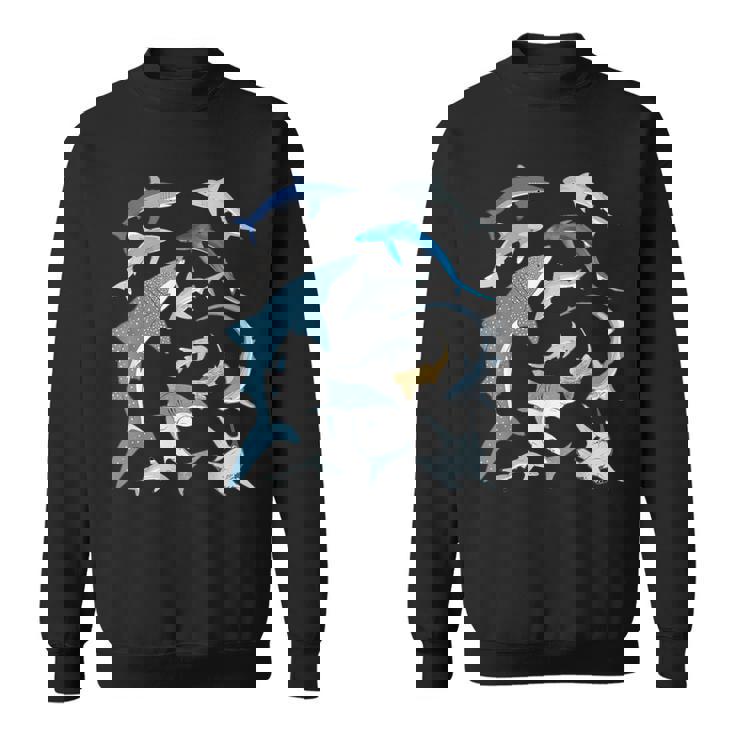 ヨシキリザメ アオザメ シュモクザメ ジンベエザメ スウェットシャツ