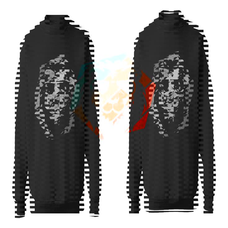 ライオン レトロスタイル ビンテージ スウェットシャツ