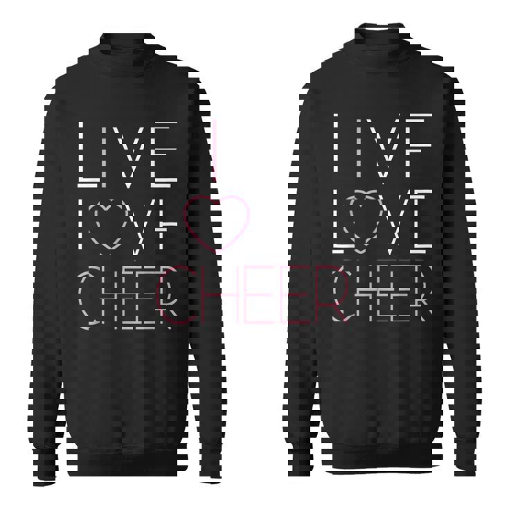 ライブ ラブ チアガール チアリーディング隊 チアリーダーチーム スウェットシャツ