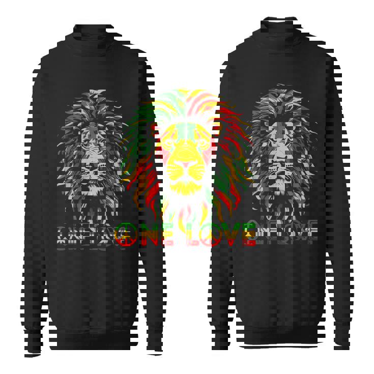 ラスタ レゲエ ライオン ジャマイカ ルーツ ユダのライオン ラスタファリ スウェットシャツ
