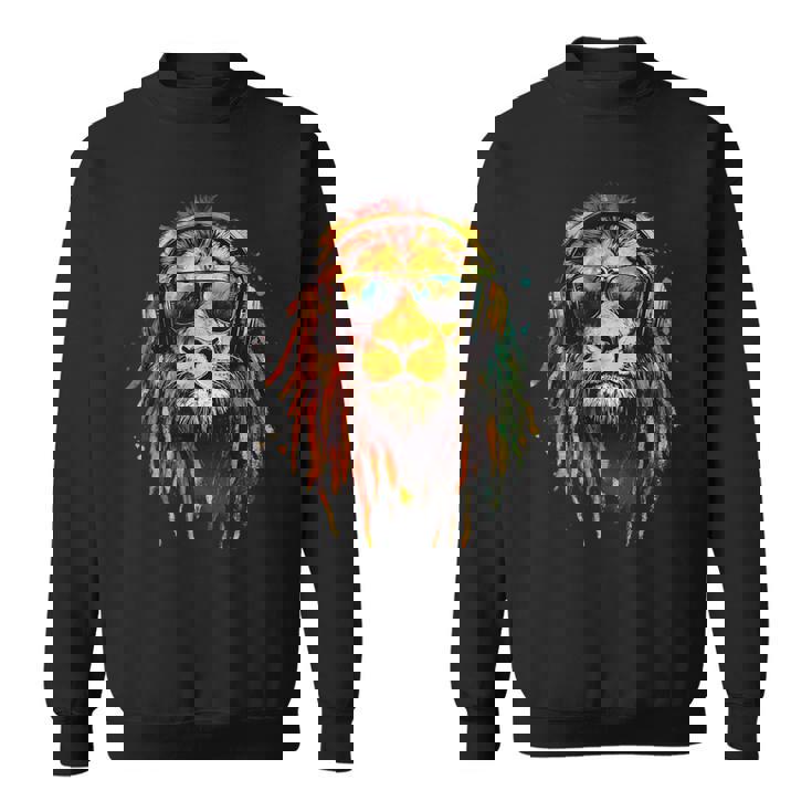 ラスタ・レゲエ Dj ユダのライオン・ラスタファリアン・ルーツ ジャマイカ スウェットシャツ