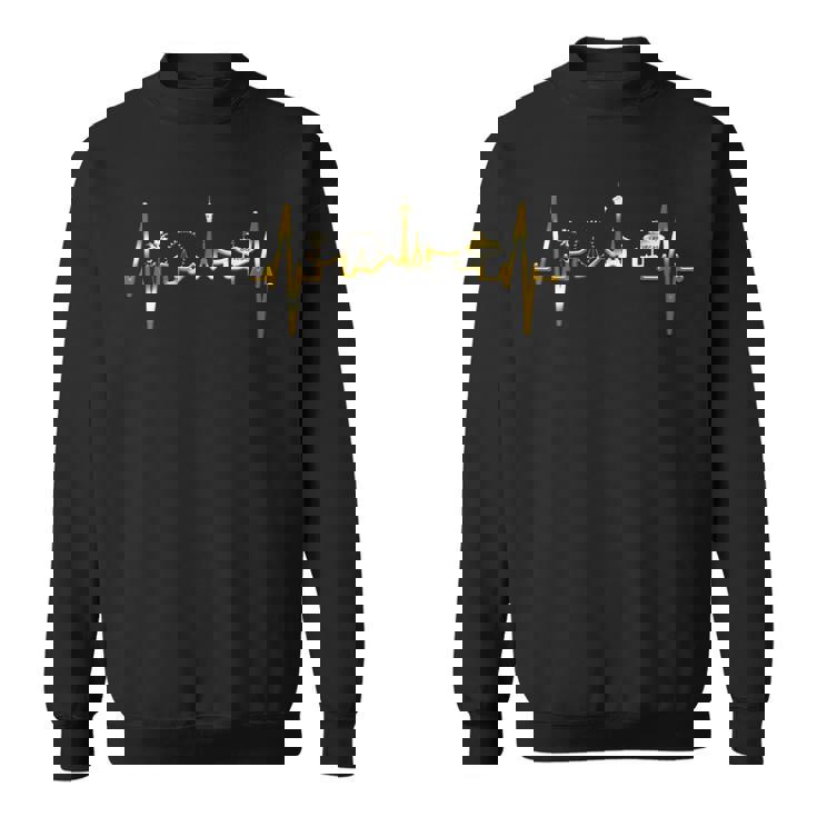 ラスベガスのスカイライン鼓動米国ネバダ州シンシティlasegas スウェットシャツ