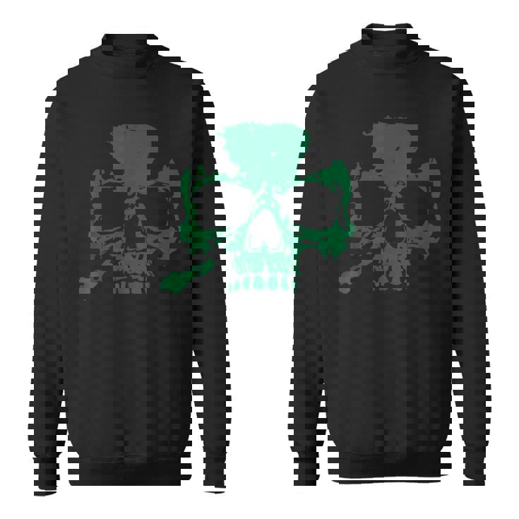 ラッキースカル クローバー スウェットシャツ