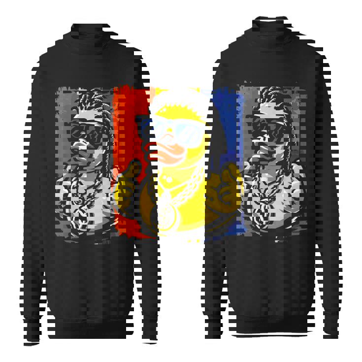 ラッパー ラバーダック ヒップホップ アヒル スウェットシャツ