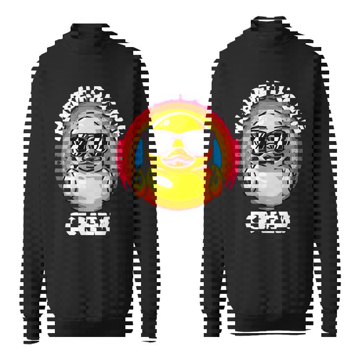 ラバーダッキークルーアイラブダックスラバーズファニーラバーダック スウェットシャツ