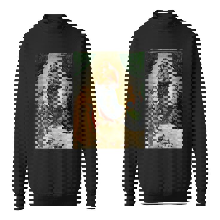 ラファエロのシスティーナ・マドンナ1513 スウェットシャツ