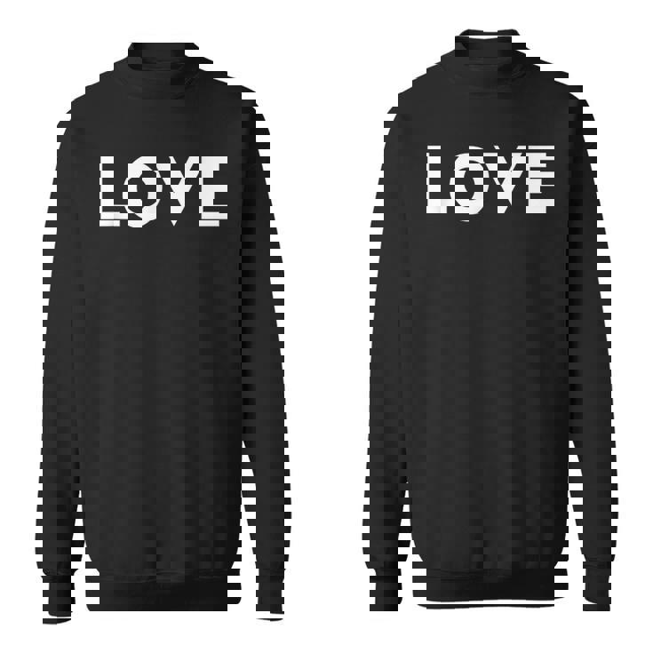 ラブエステティックラブボールドテキストメンズ スウェットシャツ