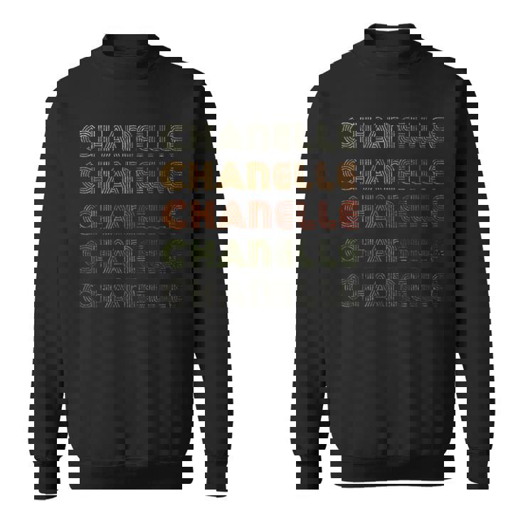 ラブハート シャネル グランジヴィンテージスタイル ブラック シャネル スウェットシャツ