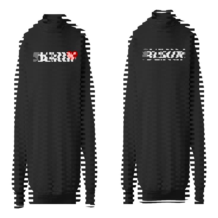 ラブボールルーム-ハート スウェットシャツ