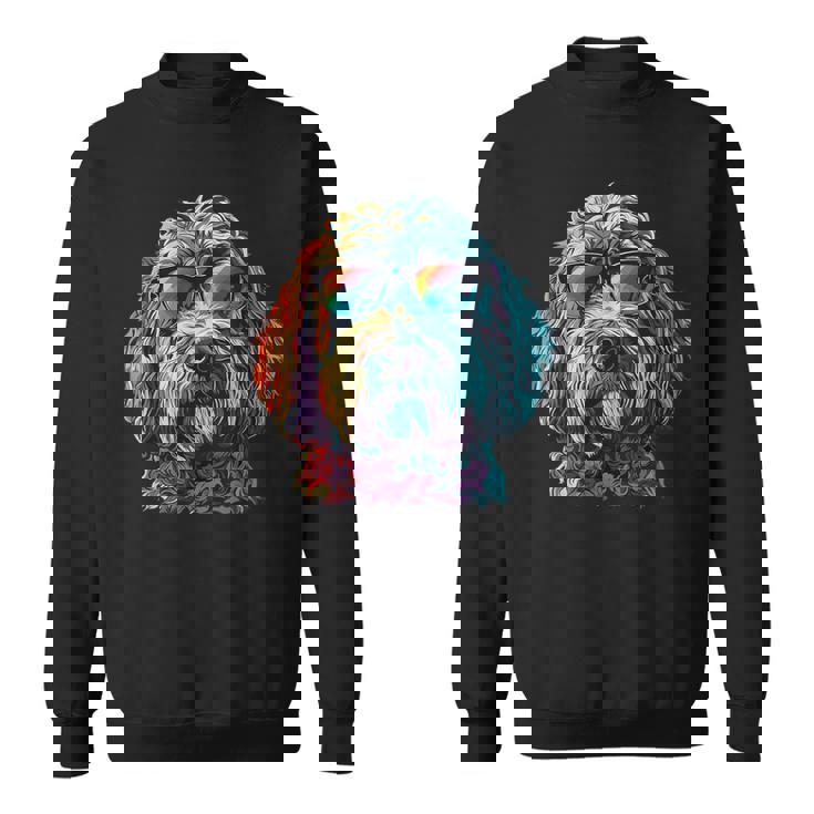 ラブラドゥードル・ドゥードル・ママ 犬 犬のママ 毛皮の友達 スウェットシャツ