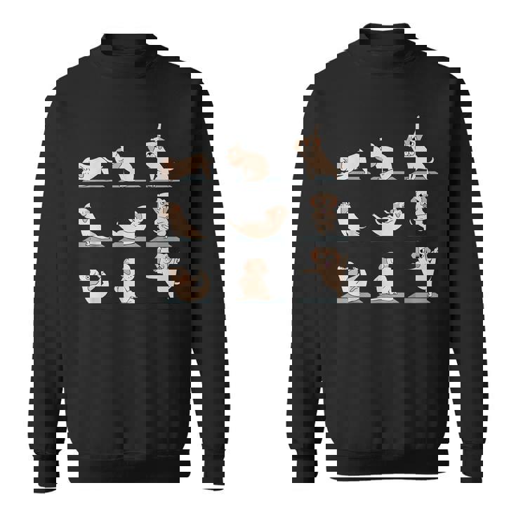 ラブラドール レトリバー ヨガ スウェットシャツ