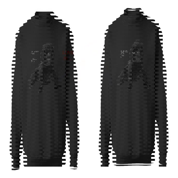 ブラック ラブラドールレトリバー シャツ ラブラドール ラブ ママ パパ チョコレート スウェットシャツ