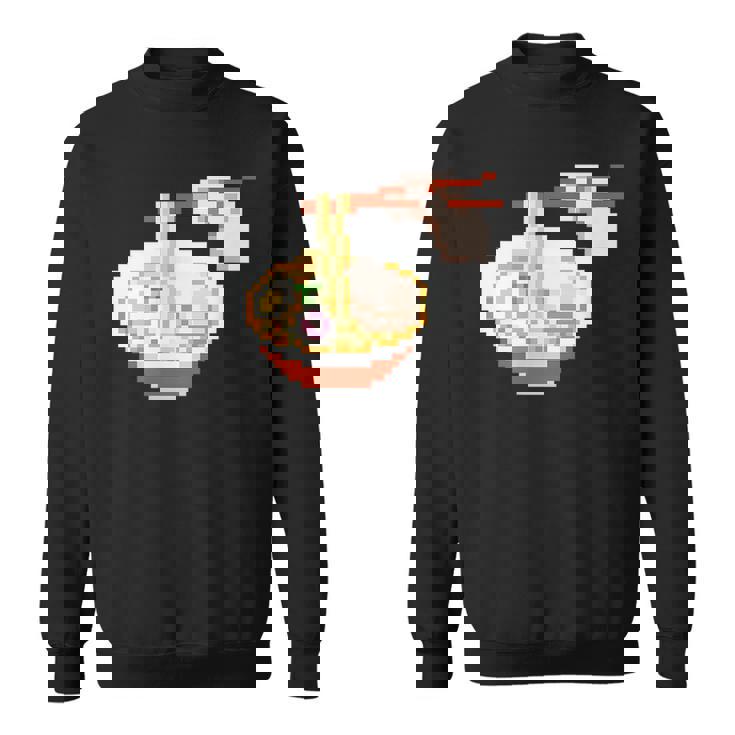 ラーメン ドット絵 スウェットシャツ