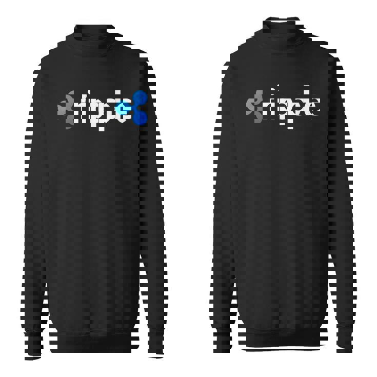 リップルロゴ クリプトxrpコイン 暗号通貨 スウェットシャツ