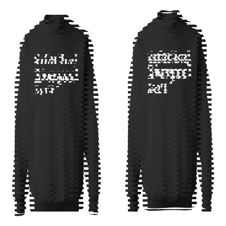 リバプールスタジアムの住所 スウェットシャツ