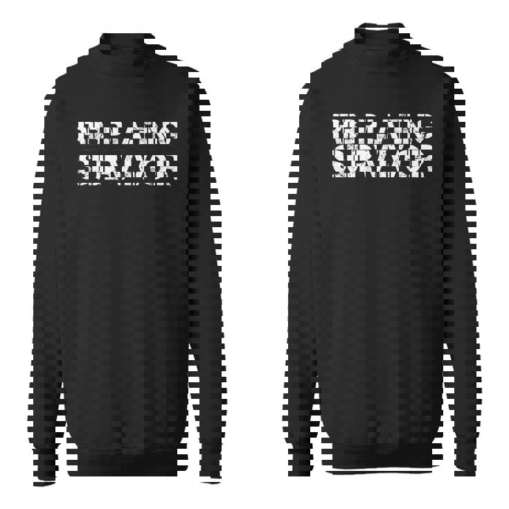 リブメッキサバイバー スウェットシャツ