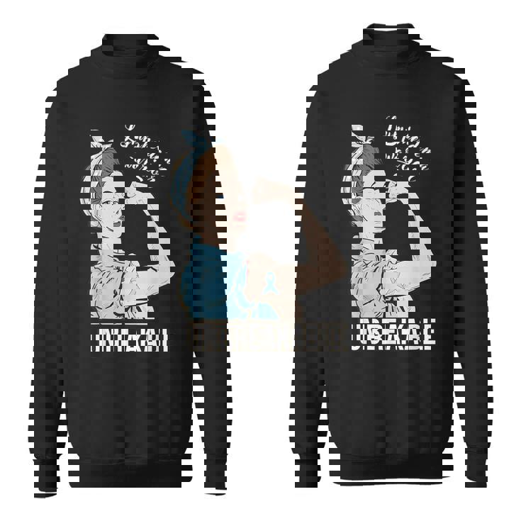 リンパ浮腫の意識 彼女の戦士 壊れないサポート スウェットシャツ