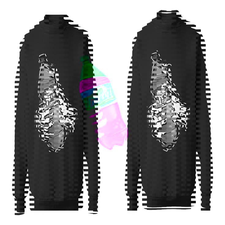 リーンシャツ、パープルドランク、ダーティーダブルカップ、リーンラインスモーク スウェットシャツ