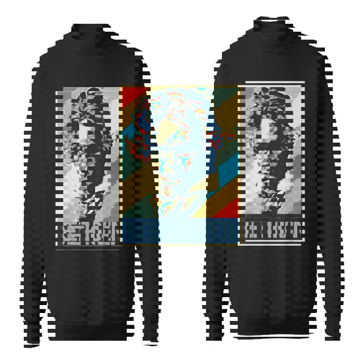 ルートヴィヒ・ヴァン・ベートーヴェン ポスター ミュージシャン 作曲家 スウェットシャツ