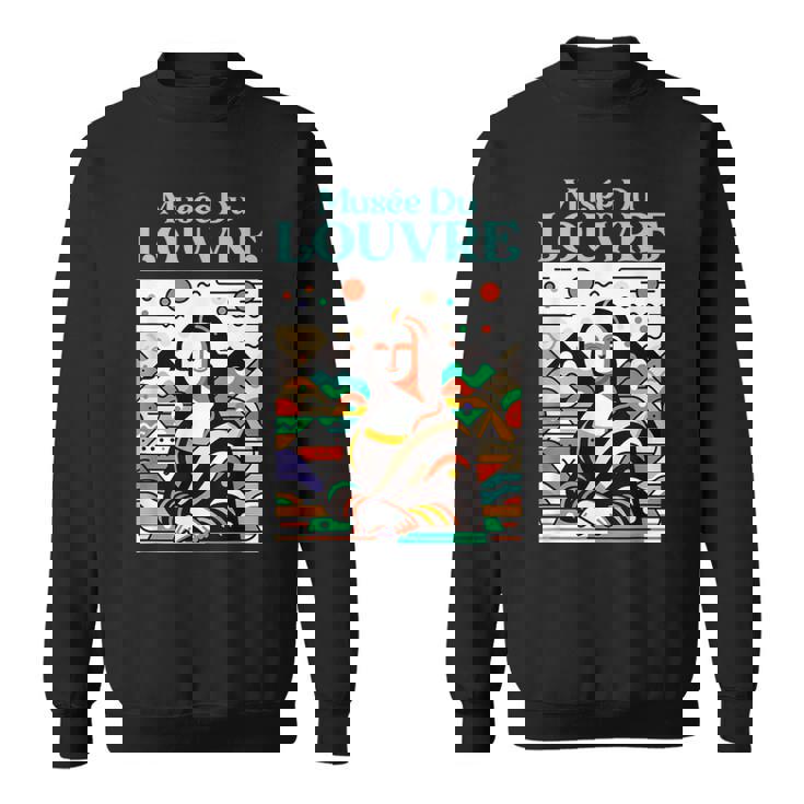 ルーヴル美術館 アールデコ モナリザ スウェットシャツ