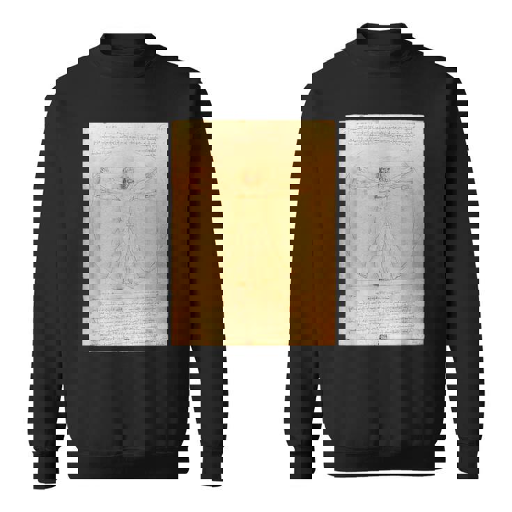 レオナルド・ダ・ヴィンチのウィトルウィウス人 スウェットシャツ