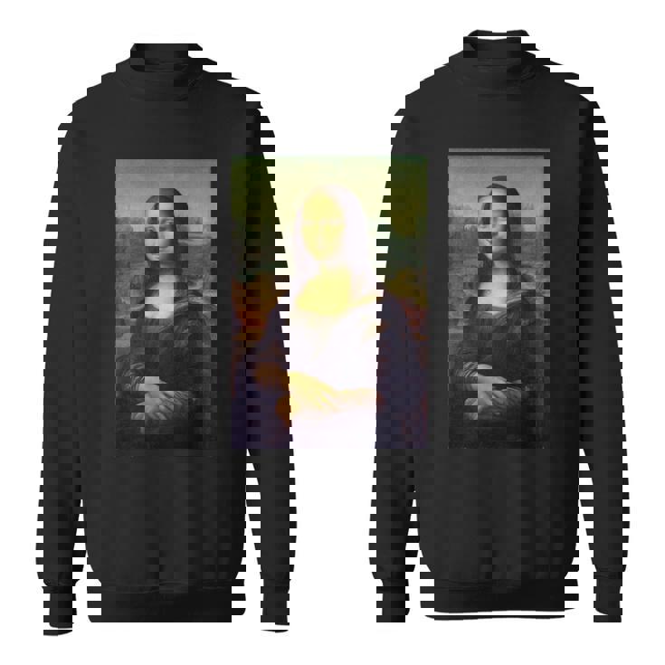 レオナルド・ダ・ヴィンチのモナリザ 長袖tシャツ スウェットシャツ