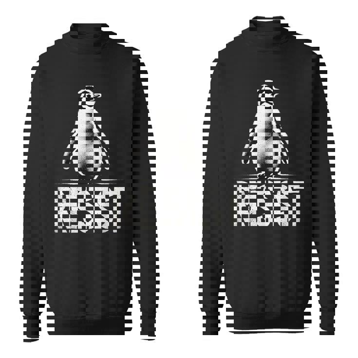 レジスト ペンギン アクティビズム ティー ペンギン 抗議 関税 スウェットシャツ