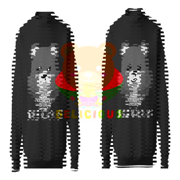 レッサーパンダ食べるラーメン5 スウェットシャツ