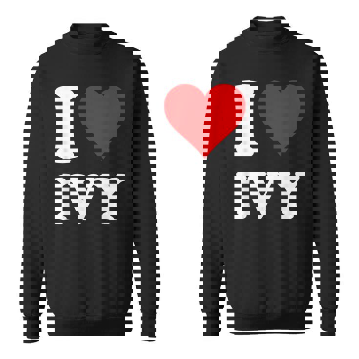レッドハート アイビーが大好き スウェットシャツ