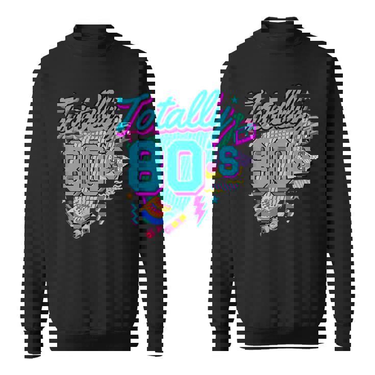 レトロ 1980年代 カラフル 80年代 面白い 80 レイブ テーマ パーティー スウェットシャツ