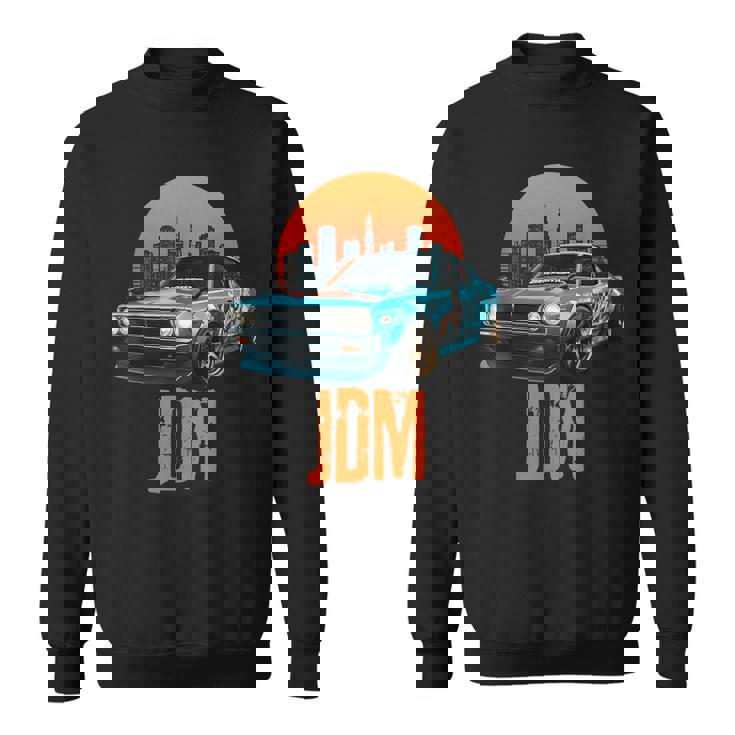 レトロ Jdm 和 ドリフト レーシング チューニング 車 東京 スカイライン スウェットシャツ