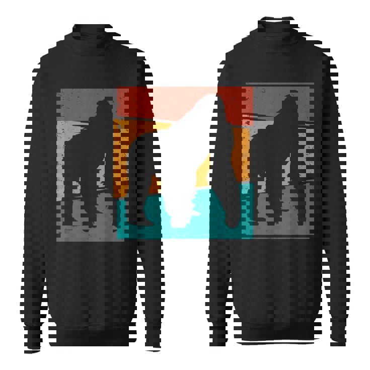 レトロ ゴリラ I エステティック ゴリラ I モンキー I ゴリラ スウェットシャツ