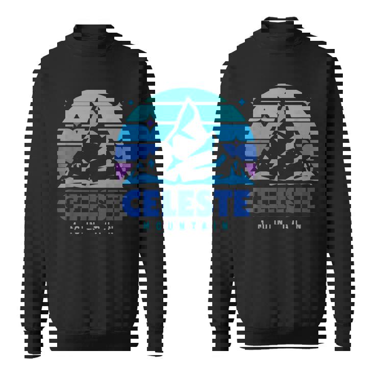 レトロ セレステ ヴィンテージデザイン 山遊び ビデオゲーム スウェットシャツ