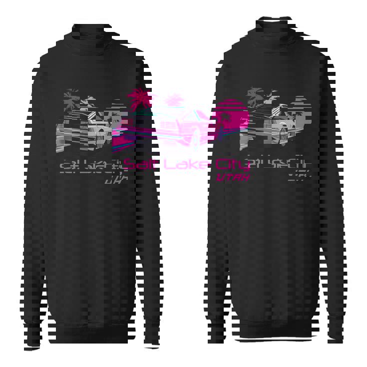 レトロ ソルトレイクシティ ユタ スウェットシャツ