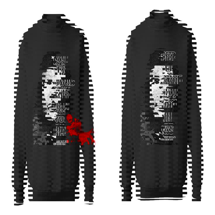 レトロ チェ・ゲバラアドミラー 革命的な引用句 ミーム スウェットシャツ