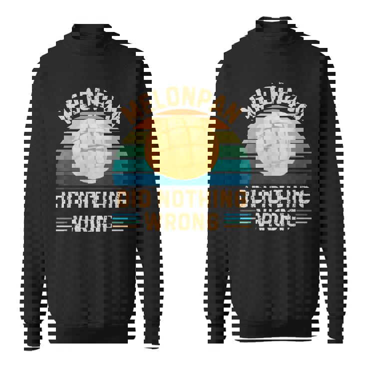 レトロ メロンパン Did Nothing Wrong ヴィンテージ メロンパン 食品愛好家 スウェットシャツ