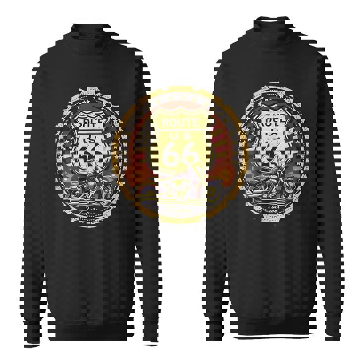 レトロ ルート66 ロードトリップ ヴィンテージ アドベンチャー スウェットシャツ