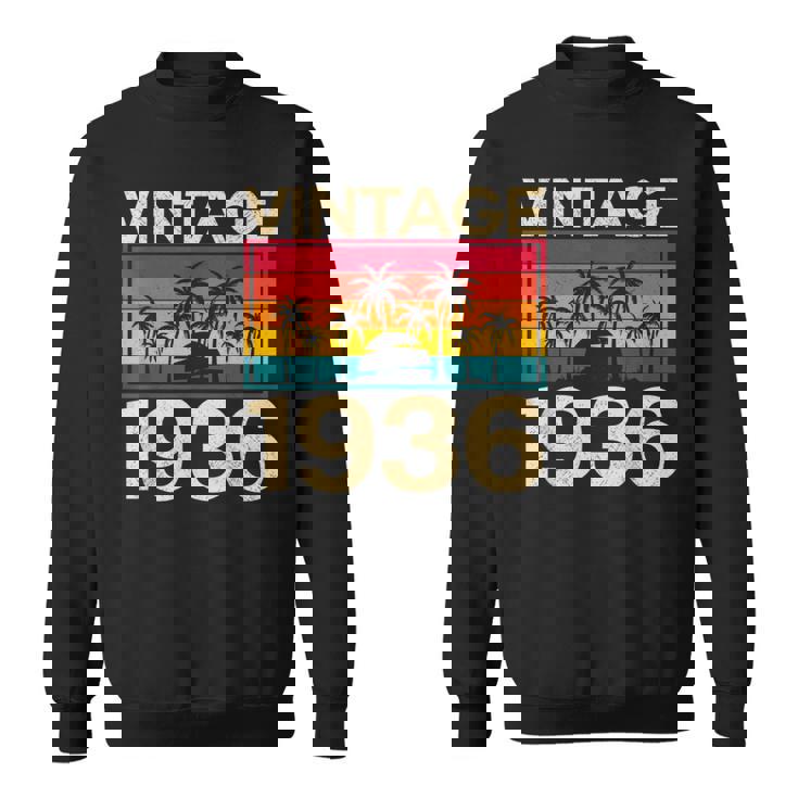 レトロ ヴィンテージ 1936 誕生日 スウェットシャツ